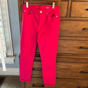 Gap, dark pink skinny jeans